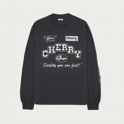CHERRY Western Rodeo L/S Shirt (Off Black) Tees & Longsleeves
